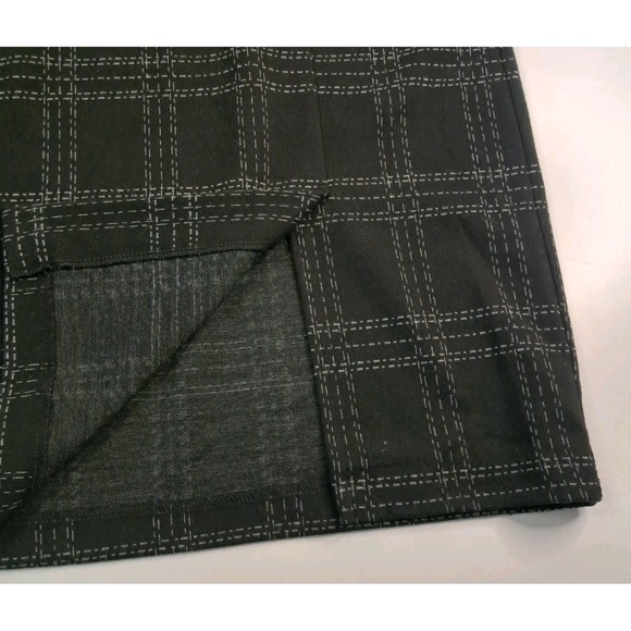 George Plaid Pencil Skirt Women's M 8-10 Belt Stretch Academia Office Classic - Picture 3 of 6